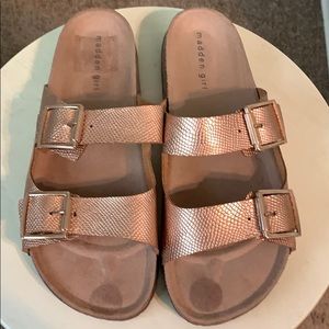 ROSE GOLD SLIDES